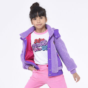 Girls White Logo T-Shirt