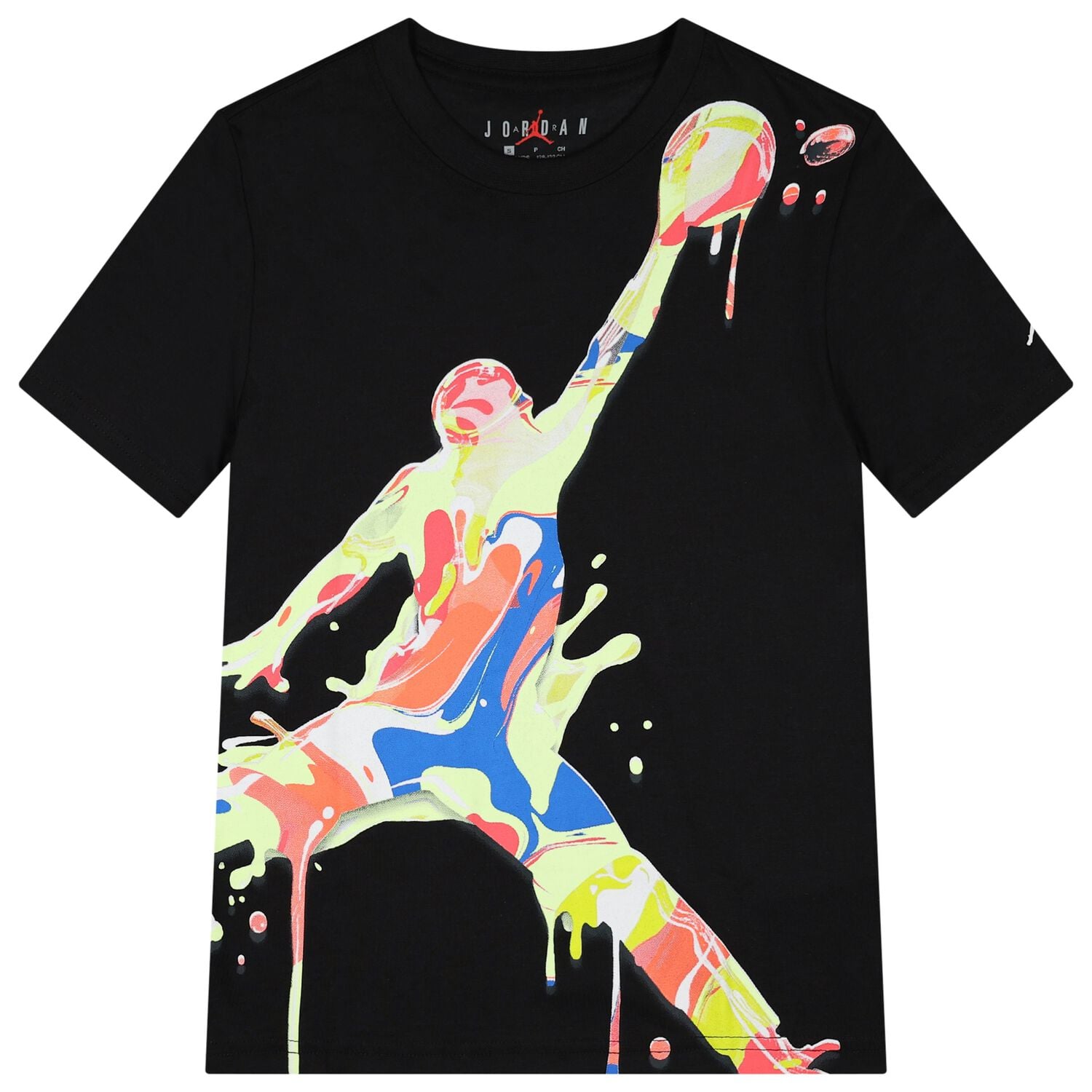 Boys Black Jordan T-Shirt, 1, hi-res