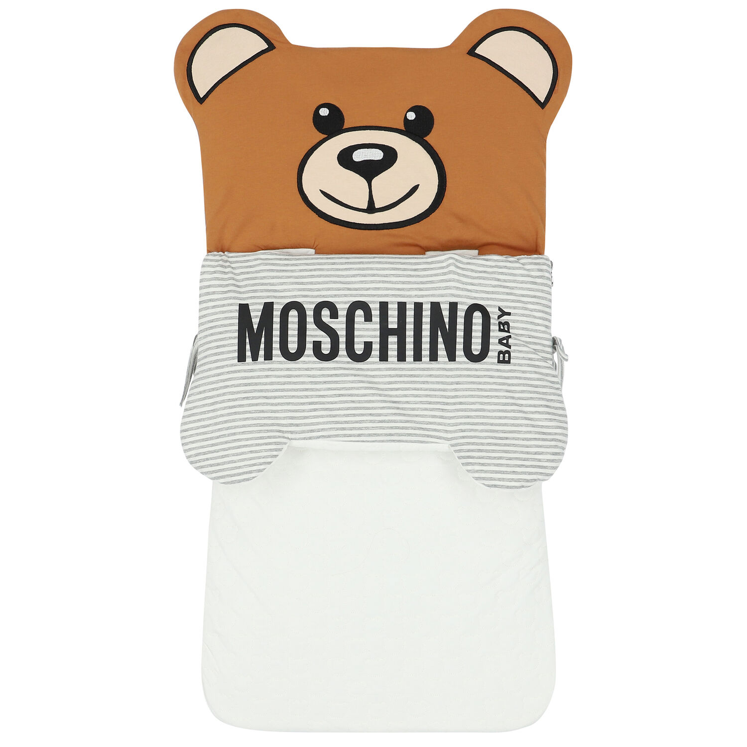 Ivory Teddy Logo Baby Nest, 2, hi-res