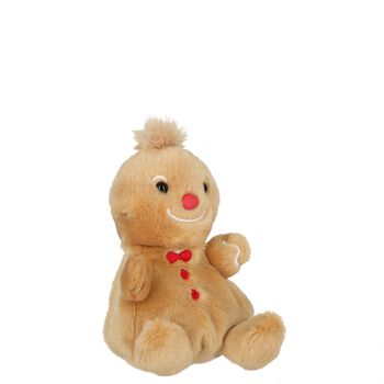 Beige Gino Gingerbread Soft Toy ( 12cm )
