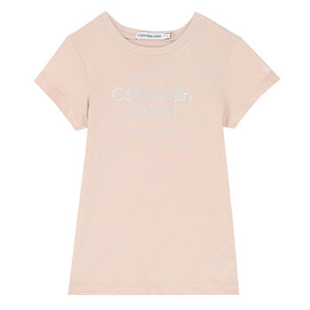Girls Pink Logo T-Shirt
