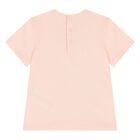 Younger Girls Pink Logo T-Shirt, 1, hi-res