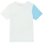 Boys Blue Logo T-Shirt, 1, hi-res