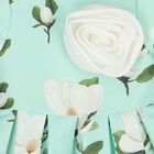 فستان بناتي باللون الأخضر مزين بالزهور, 1, hi-res