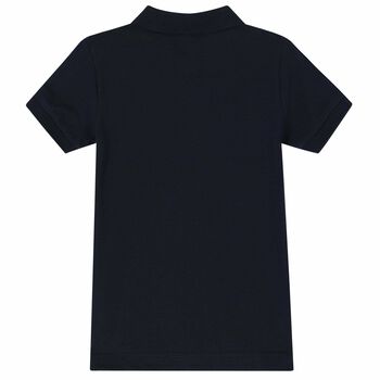 Boys Navy Logo Polo Shirt