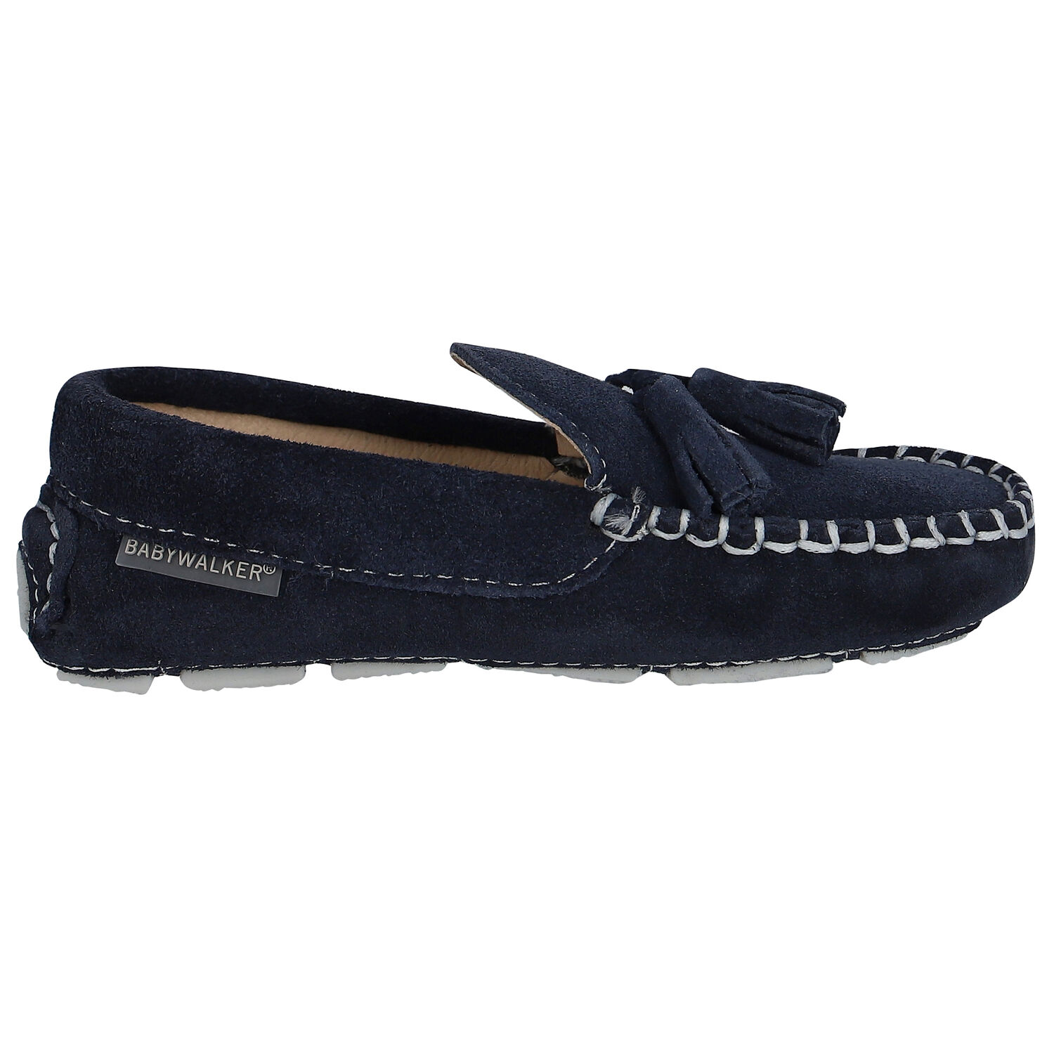 Boys Navy Suede Shoes, 1, hi-res image number null