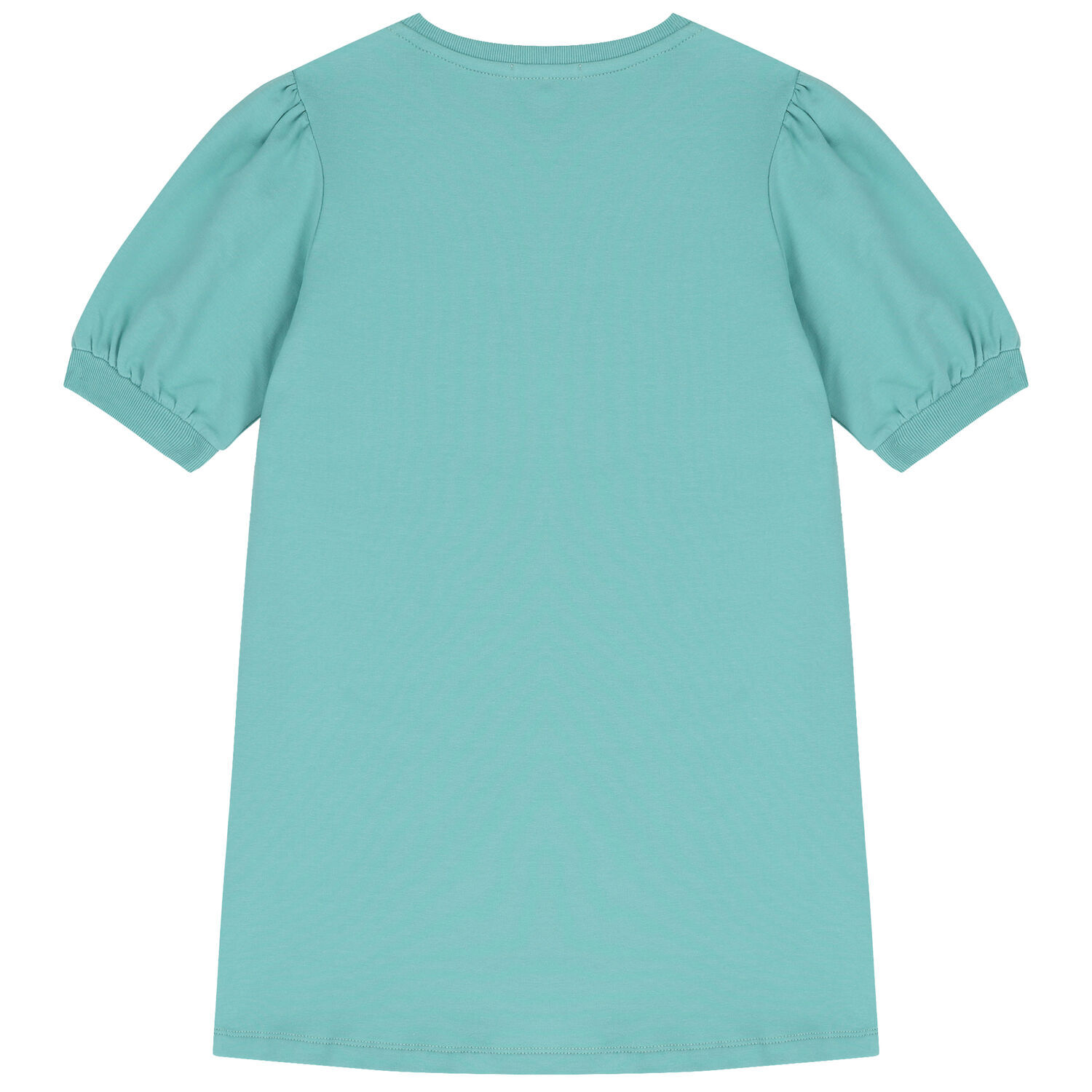 فستان بالشعار بطبعة حقيبة باللون الأخضر , 1, hi-res