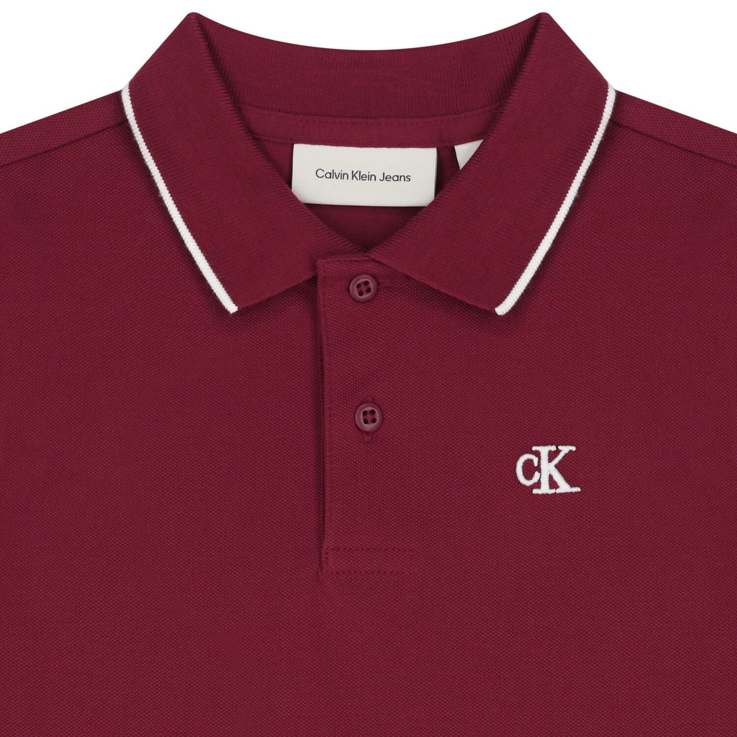 Boys Red Logo Polo Shirt , 1, hi-res