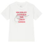 Boys White Logo T-Shirt, 2, hi-res
