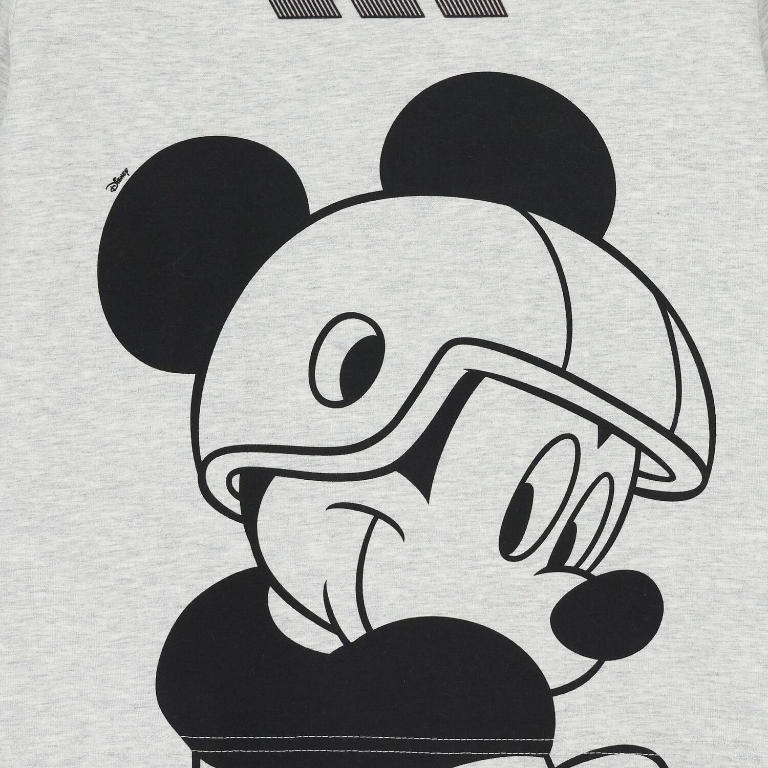 Grey Logo Mickey Mouse Disney T-Shirt, 1, hi-res
