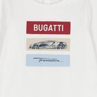 Baby Boys White Logo Babygrow, 1, hi-res