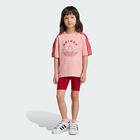 Girls Pink & Red Logo Shorts Set, 1, hi-res