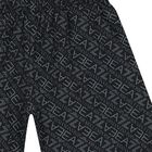 Boys Black Logo Swim Shorts, 1, hi-res