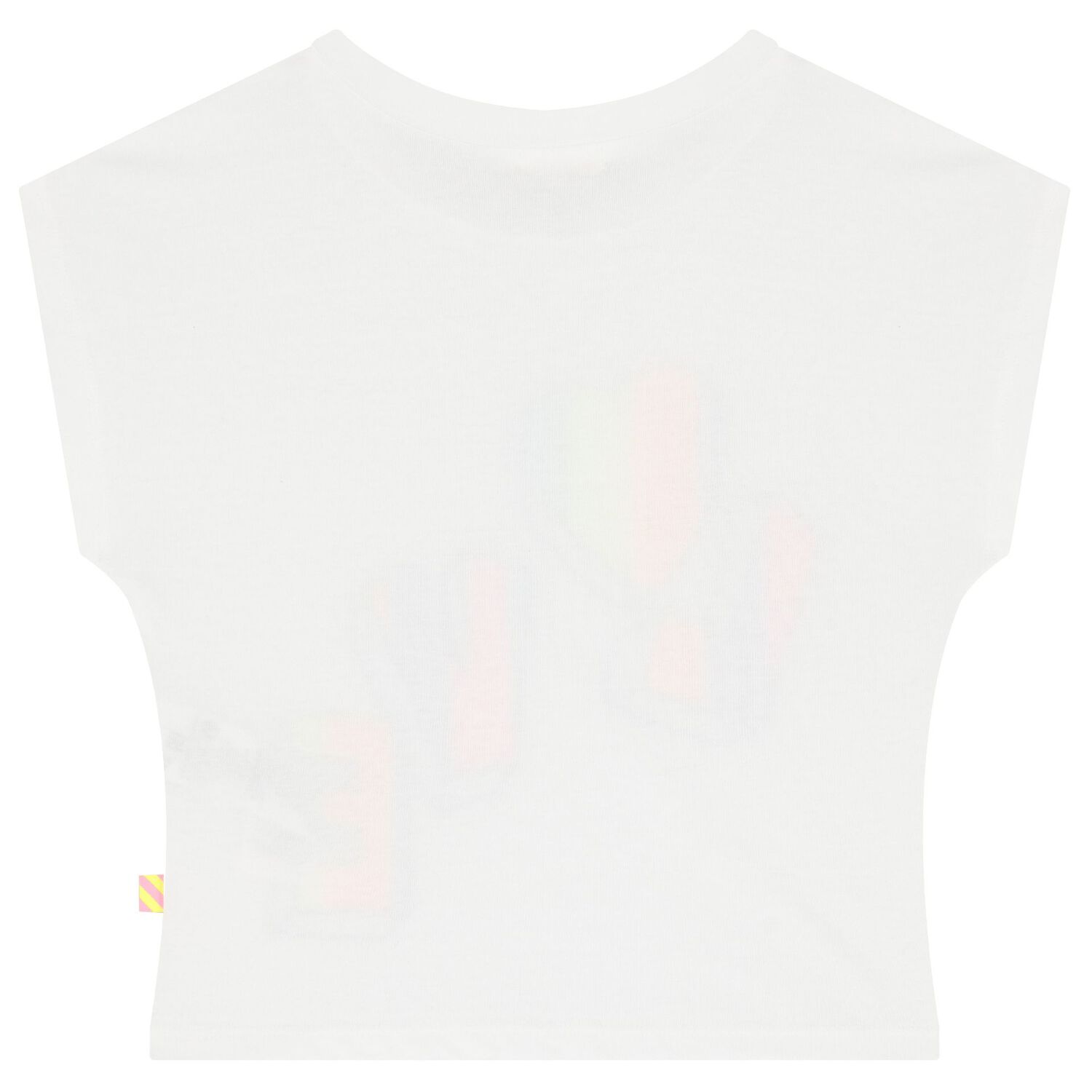 تيشيرت بنات مطرز باللون الأبيض, 1, hi-res