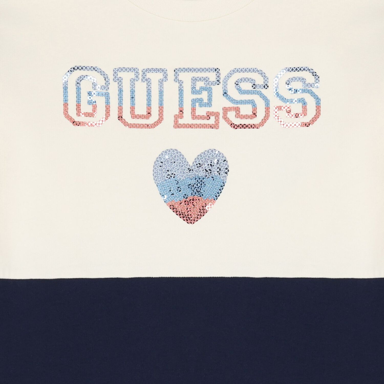 Girls Ivory Ruffled Sweatshirt Dress, 1, hi-res image number null