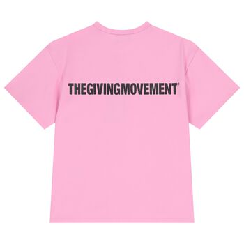 Girls Pink Softskin Oversized Fit T-Shirt