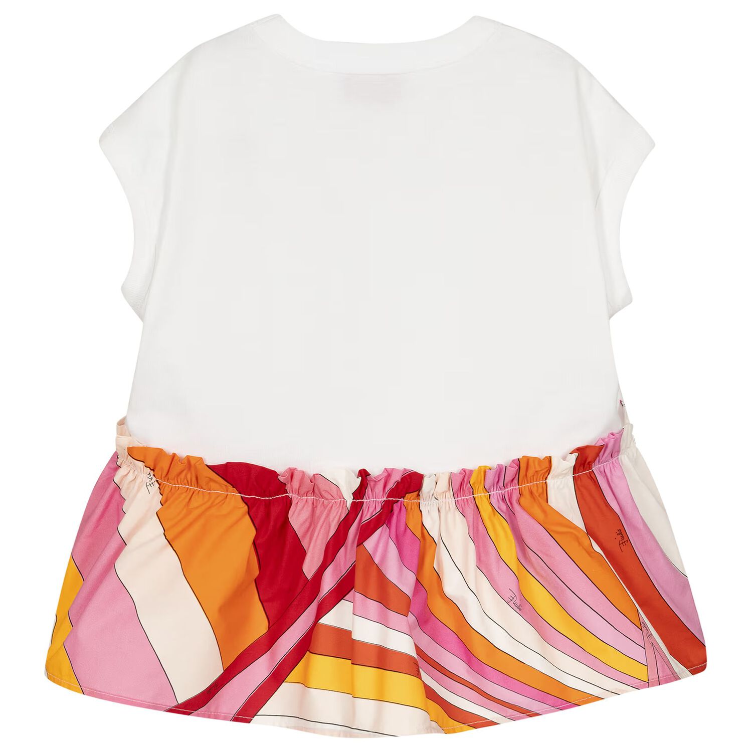 تيشيرت بنات بشعار إيرايد باللون الأبيض, 1, hi-res