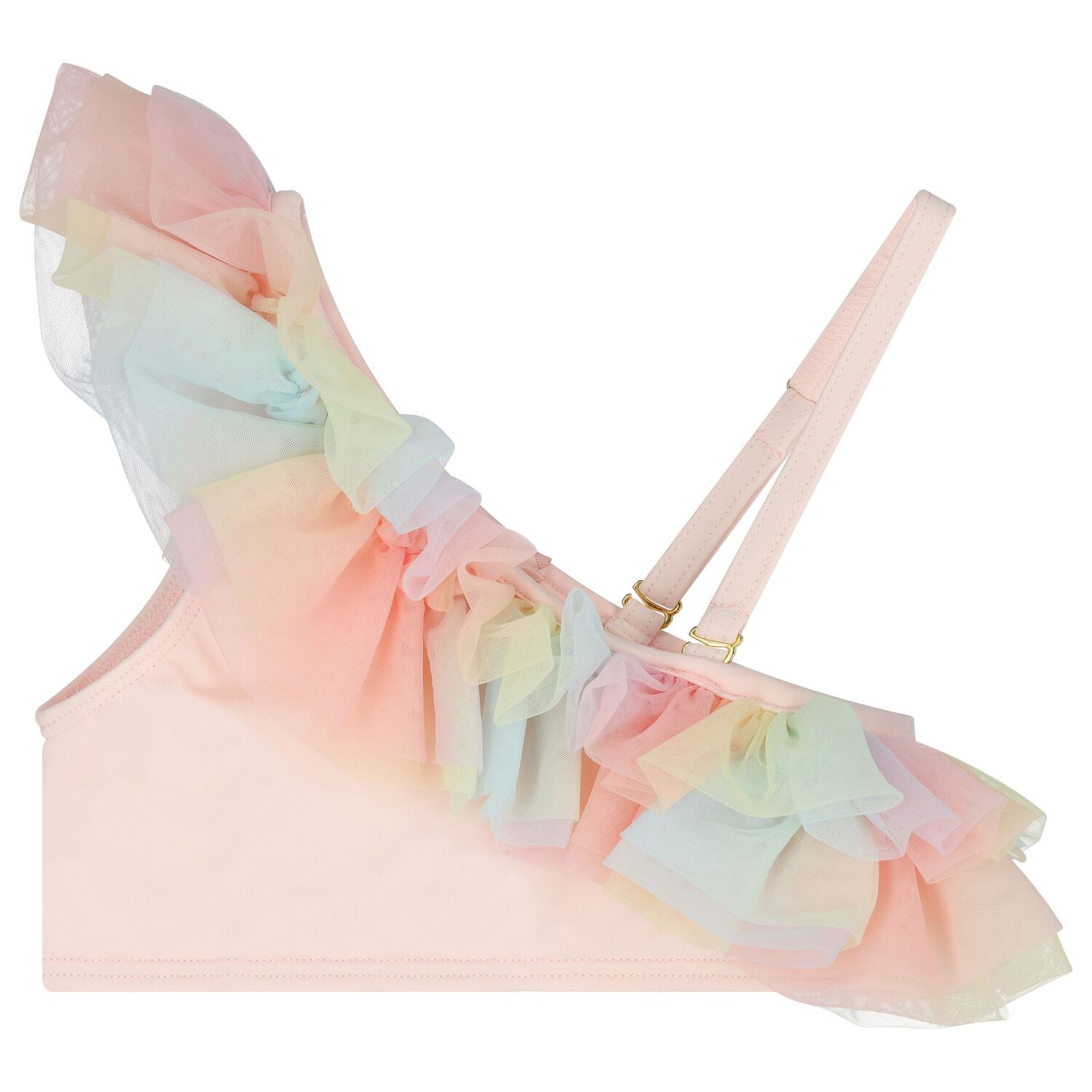 بكينى للبنات من التول باللون الوردى , 1, hi-res