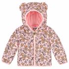 Baby Girls Pink Teddy Logo Jacket, 1, hi-res