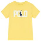 Boys Yellow Logo T-Shirt, 2, hi-res