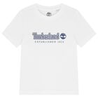 Boys White Logo T-Shirt, 4, hi-res