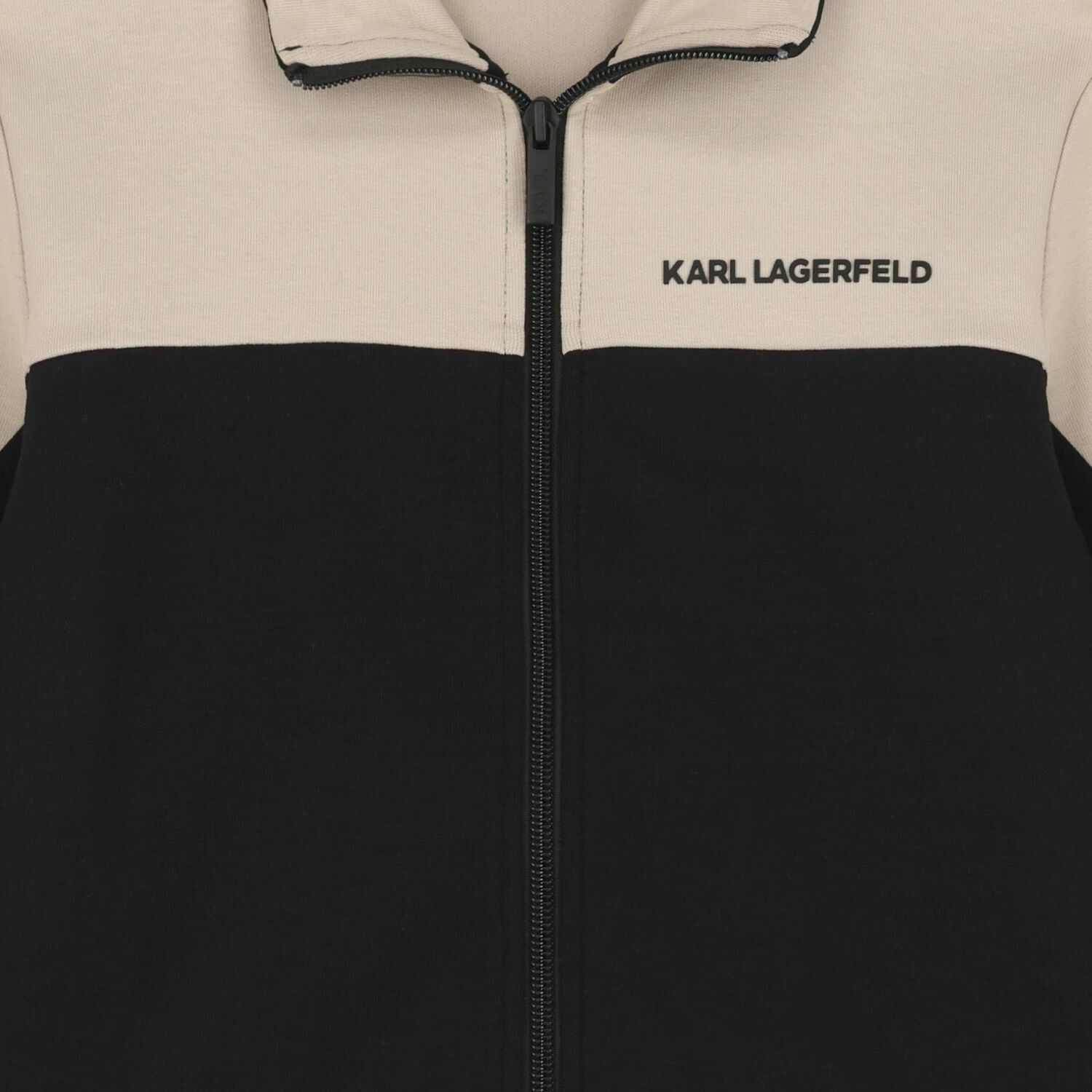 توب اولاد بسحاب بالشعار باللون البيج والاسود , 1, hi-res