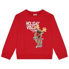 Red Reindeer Sweatshirt, 1, hi-res