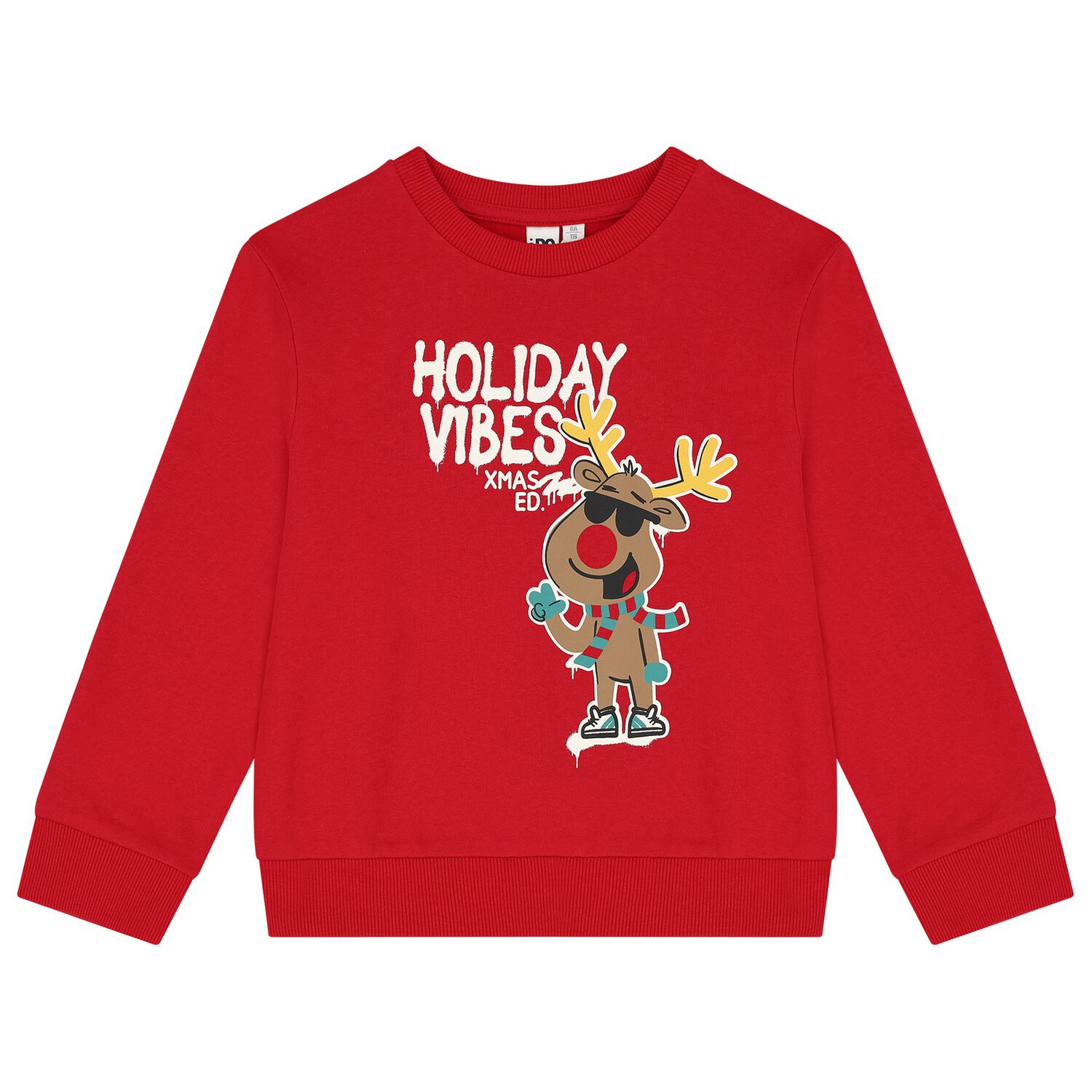 Red Reindeer Sweatshirt, 1, hi-res image number null