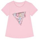 Girls Pink Logo T-Shirt, 2, hi-res