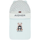 مدس بالشعار باللون الأزرق والأبيض , 3, hi-res