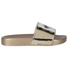 Girls Gold Logo Sliders, 1, hi-res