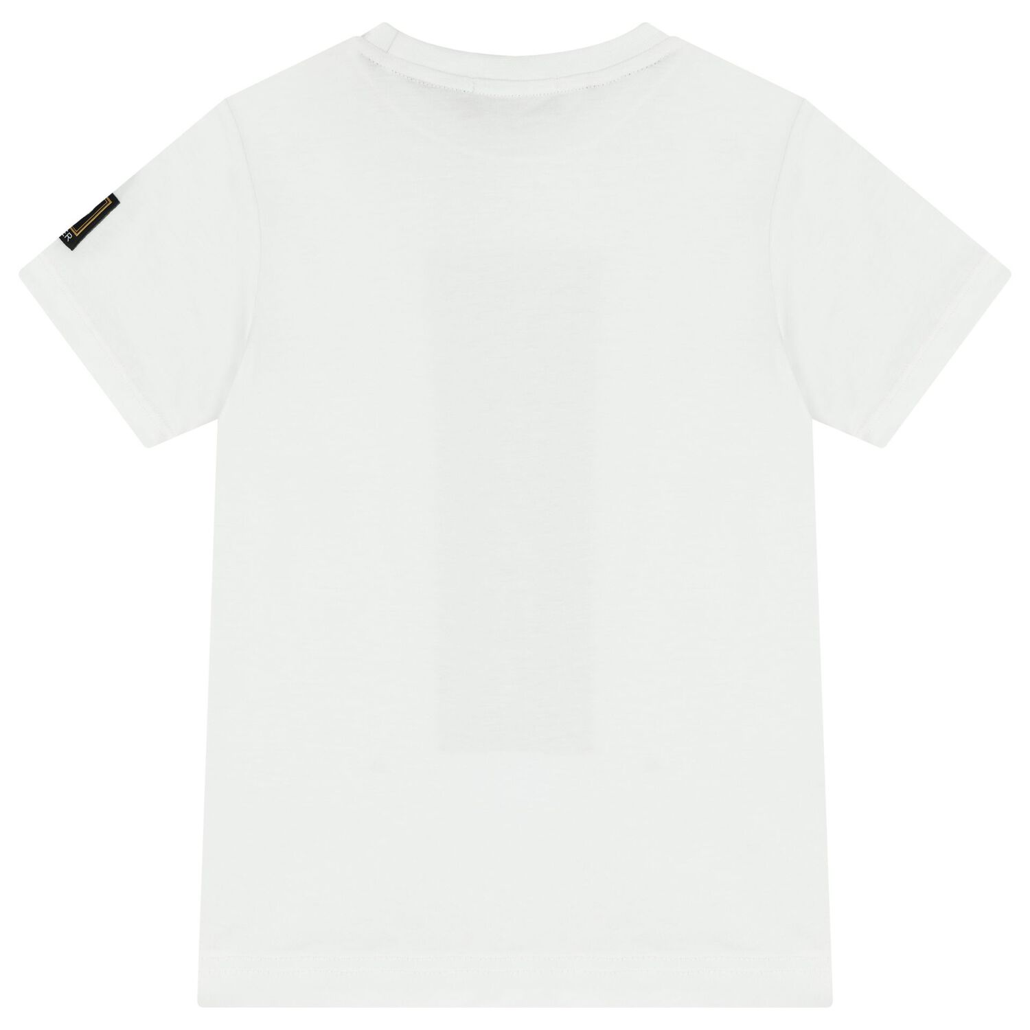 طقم شورت باللون أبيض وبيج للأولاد بشعار, 1, hi-res