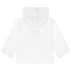 Baby Girls White & Beige Tracksuit Set, 1, hi-res