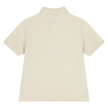 قميص بولو بيج بشعار للأولاد الصغار