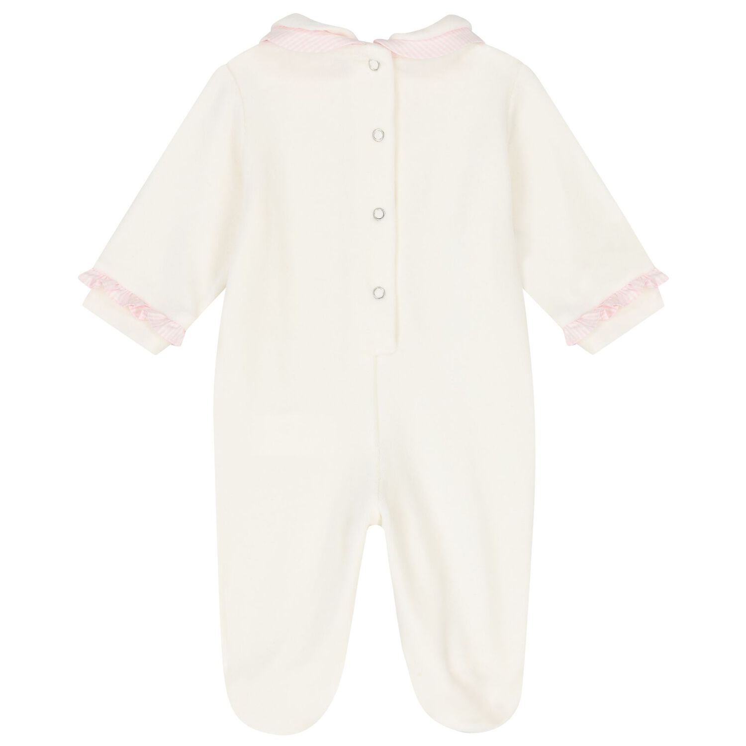 Baby Girls Ivory Bow Babygrow Gift Set, 1, hi-res