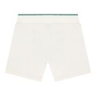Baby Boys Ivory Jersey Polo Bear Shorts, 1, hi-res