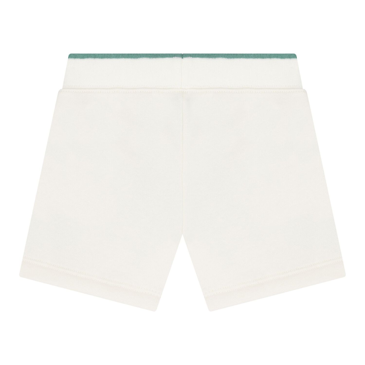 Baby Boys Ivory Jersey Polo Bear Shorts, 1, hi-res