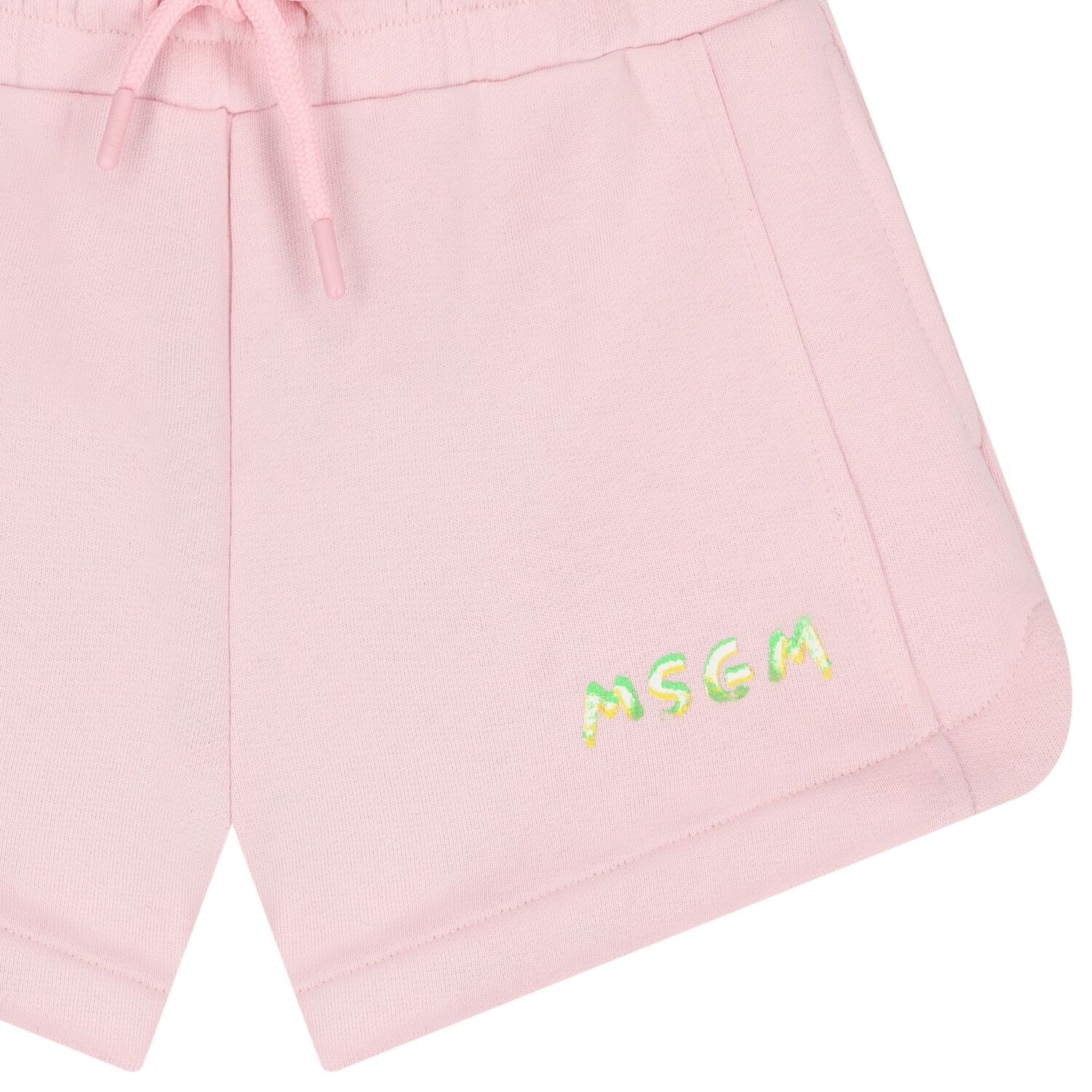Girls Pink Logo Shorts, 1, hi-res