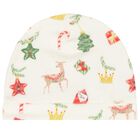 Baby Boys Ivory Festive Babygrow Set, 1, hi-res