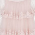 Girls Pink Tiered Tulle Dress, 1, hi-res