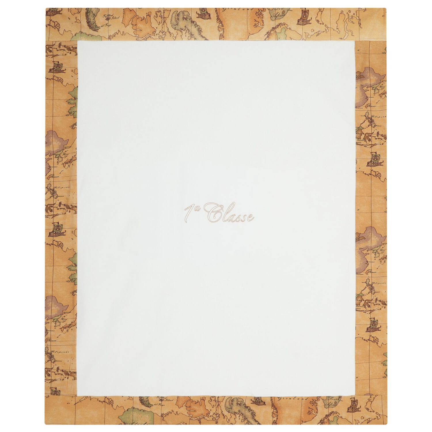 White & Beige Geo Map Babygrow Gift Set , 1, hi-res