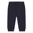 Baby Boys Navy Blue Teddy Bear Tracksuit (3 Piece), 2, hi-res
