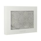 Grey Logo Knitted Baby Blanket, 1, hi-res