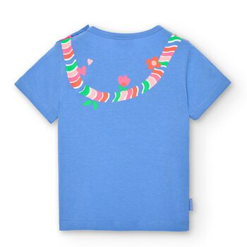 Girls Blue Worm T-Shirt