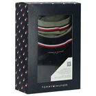 Boys Green & Navy Blue Cotton Logo T-Shirts ( 2-Pack ), 5, hi-res