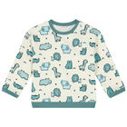 بدلة رياضية أولاد باللون الاخضر والعاجى (2 قطع), 1, hi-res