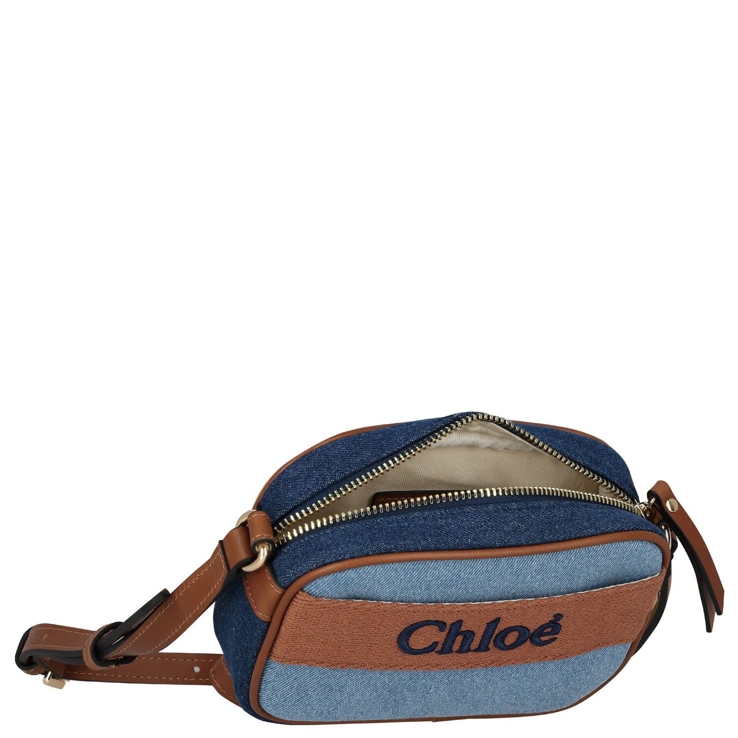 Girls Blue Logo Handbag, 1, hi-res image number null