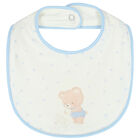 Boys Ivory & Blue Babygrow, Hat & Bib Set, 3, hi-res