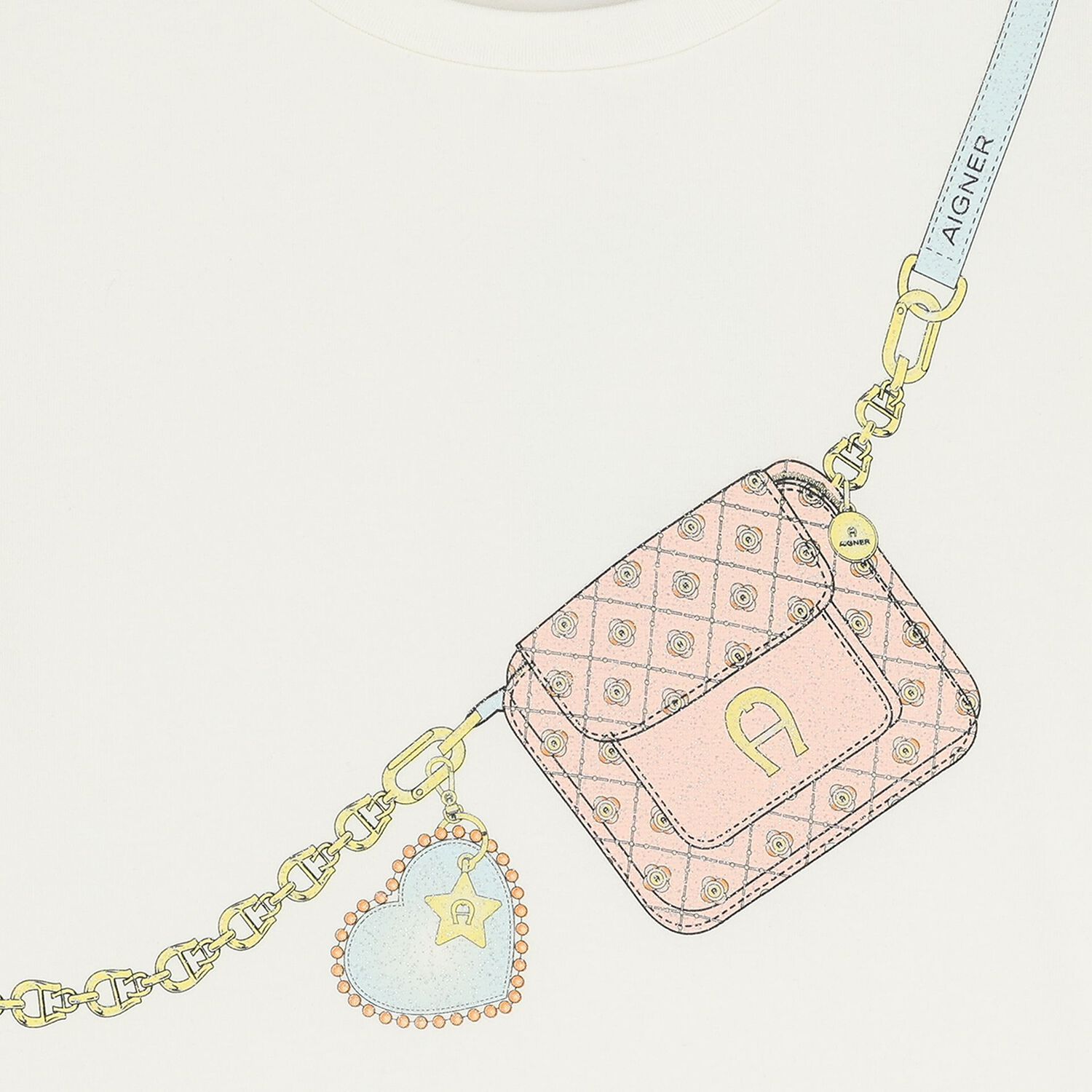 Girls Ivory Bag T-Shirt, 1, hi-res