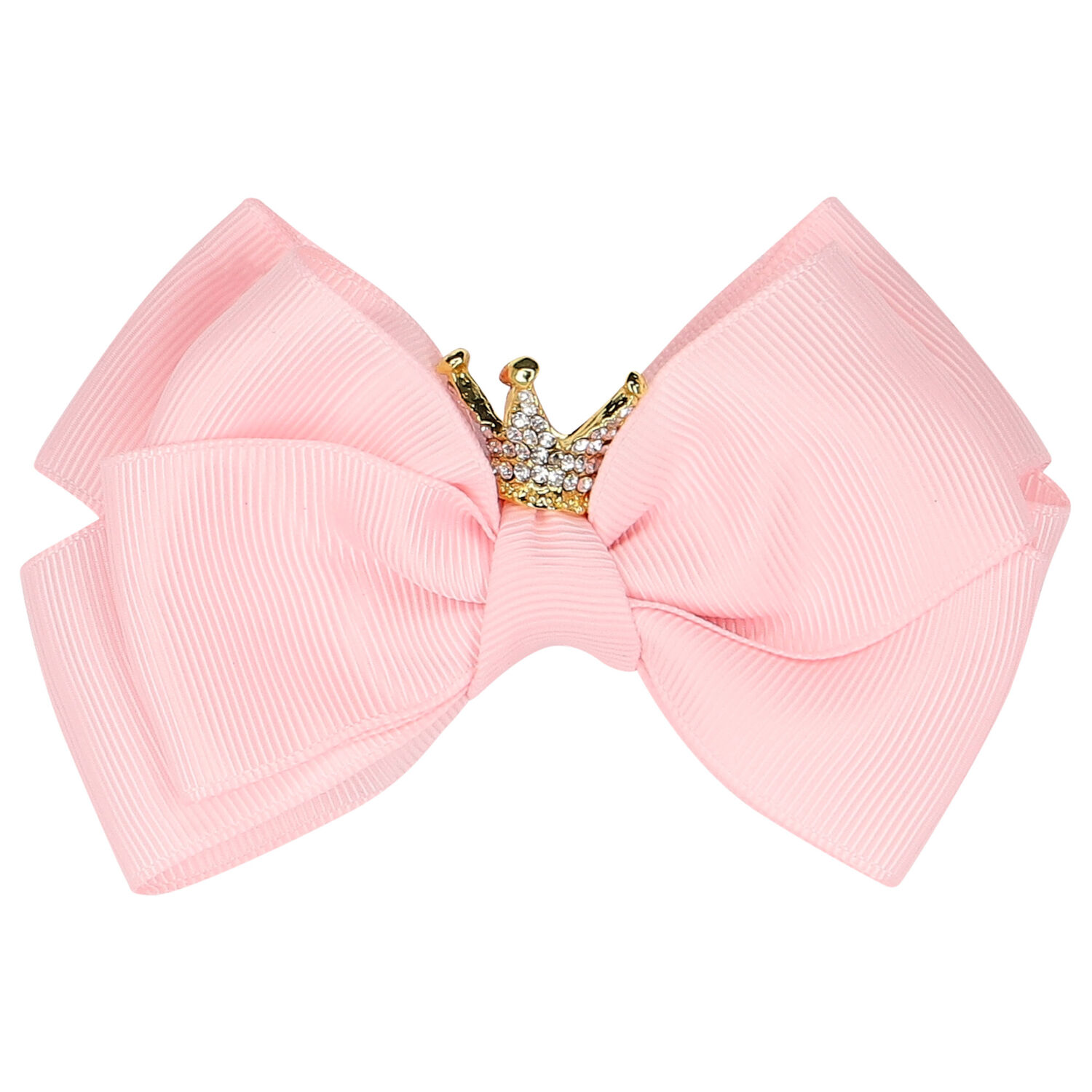 Girls Pink Bow Hairclip, 11, hi-res